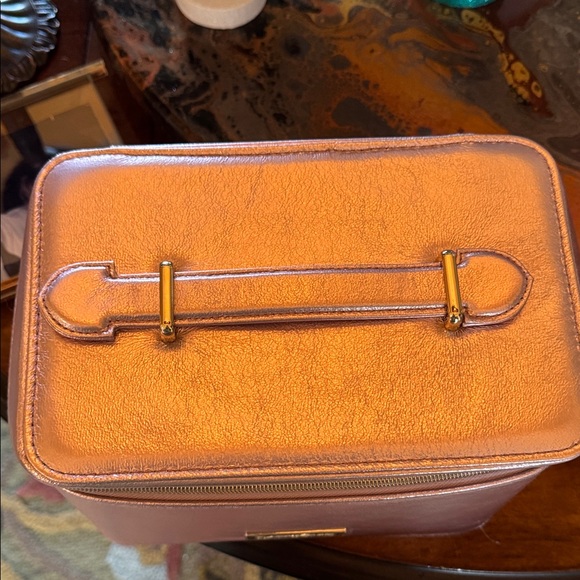 Lancome Metallic Rose Cosmetic Case - Picture 2 of 3